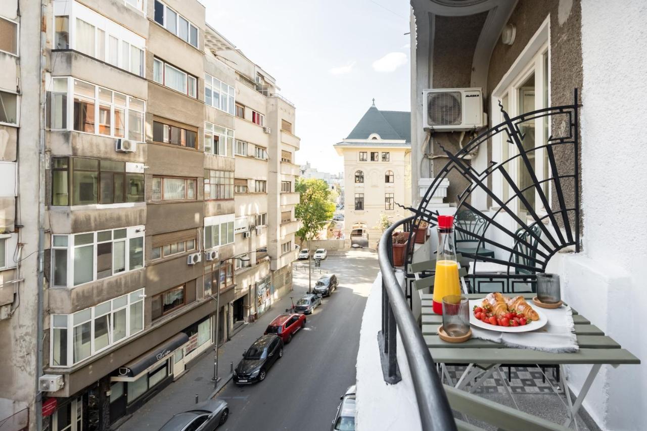 Cismigiu Serenity: 1Br Flat With Scenic Balcony Bucharest Exterior photo